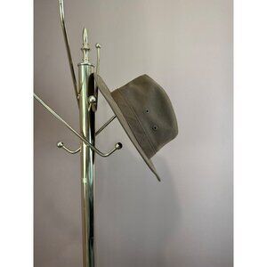 Vintage Koolah Aussie Men's Large Akubra Style Outback Hat Olive Green Oilskin
